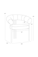 Rounded Back Dining Chair by Splendido Oniva, alternate view 15
