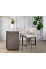 Contemporary Metal Frame Counter Stool by Splendido Wilbur, alternate view 10