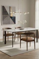 Minimalist Dining Armchair by Splendido Valmont Dining Chair, alternate view 2