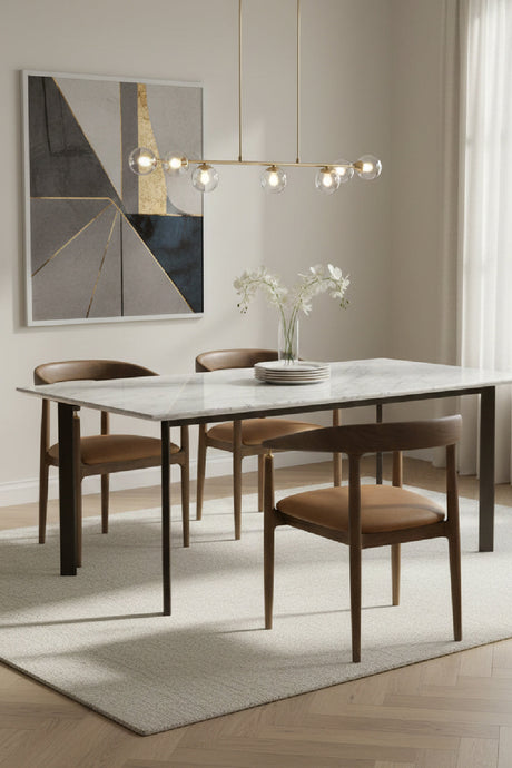 Minimalist Dining Armchair by Splendido Valmont Dining Chair, alternate view 2