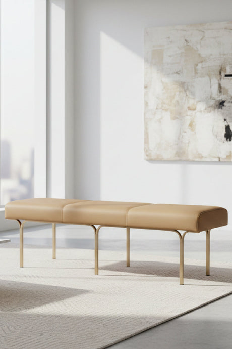 Slim Frame Upholstered Bench by Splendido Nuvella, alternate view 14