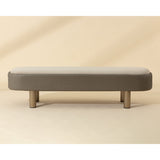 Taupe Modern Bench by Splendido Odella, alternate view 7