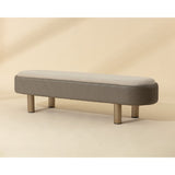 Taupe Modern Bench by Splendido Odella, alternate view 8