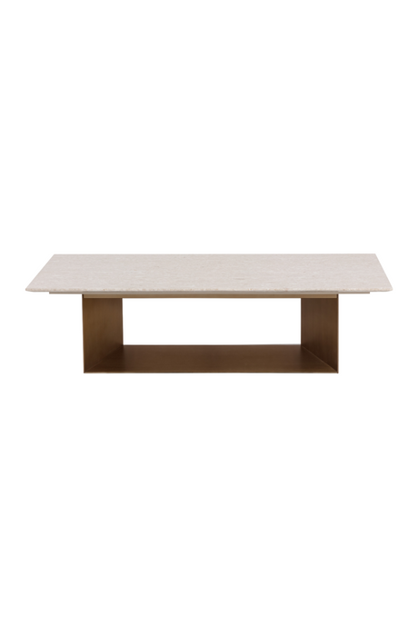 Cream Marble Coffee Table by Splendido Soleen