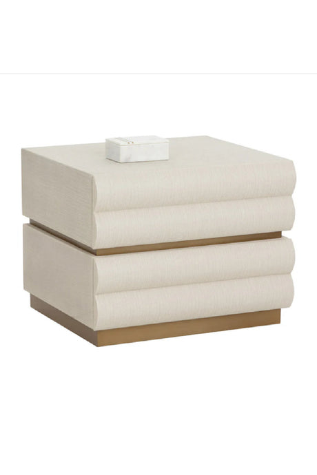Tiered 2-Drawer Nightstand by Splendido Subira, alternate view 4