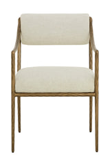 Cream Linen Dining Armchair by Splendido Leticia Dining Chair, alternate view 3