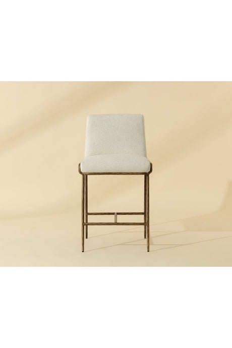 Curved Modern Counter Stool by Splendido Lathan, alternate view 7