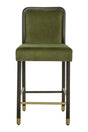 Green Upholstered Counter Stool by Splendido Jeno