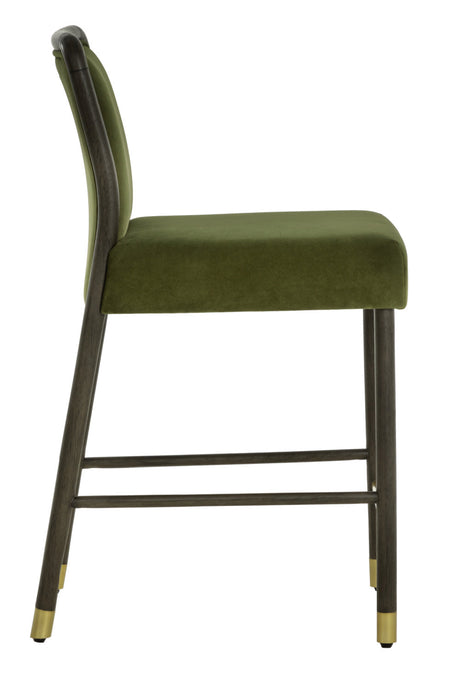 Green Upholstered Counter Stool by Splendido Jeno, alternate view 4