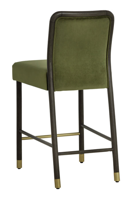 Green Upholstered Counter Stool by Splendido Jeno, alternate view 5