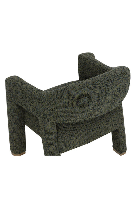 Green Cutout-Back Lounge Chair by Splendido Prisca Accent Chair, alternate view 6