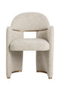 Modern Art Deco Dining Armchair by Splendido Snowden Dining Chair, alternate view 3