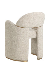 Modern Art Deco Dining Armchair by Splendido Snowden Dining Chair, alternate view 5