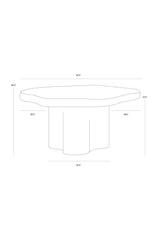Solid Acacia Wood Dining Table by Splendido Bellona, alternate view 7