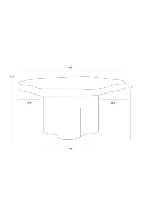 Solid Acacia Wood Dining Table by Splendido Bellona, alternate view 7