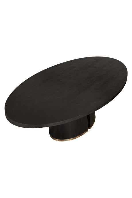 Dual Pedestal Wood Dining Table by Splendido Tasmin, alternate view 6