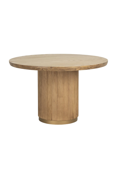 Oak Round Dining Table by Splendido Kalla