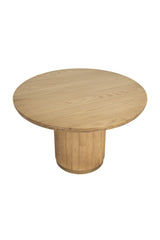 Oak Round Dining Table by Splendido Kalla, alternate view 4