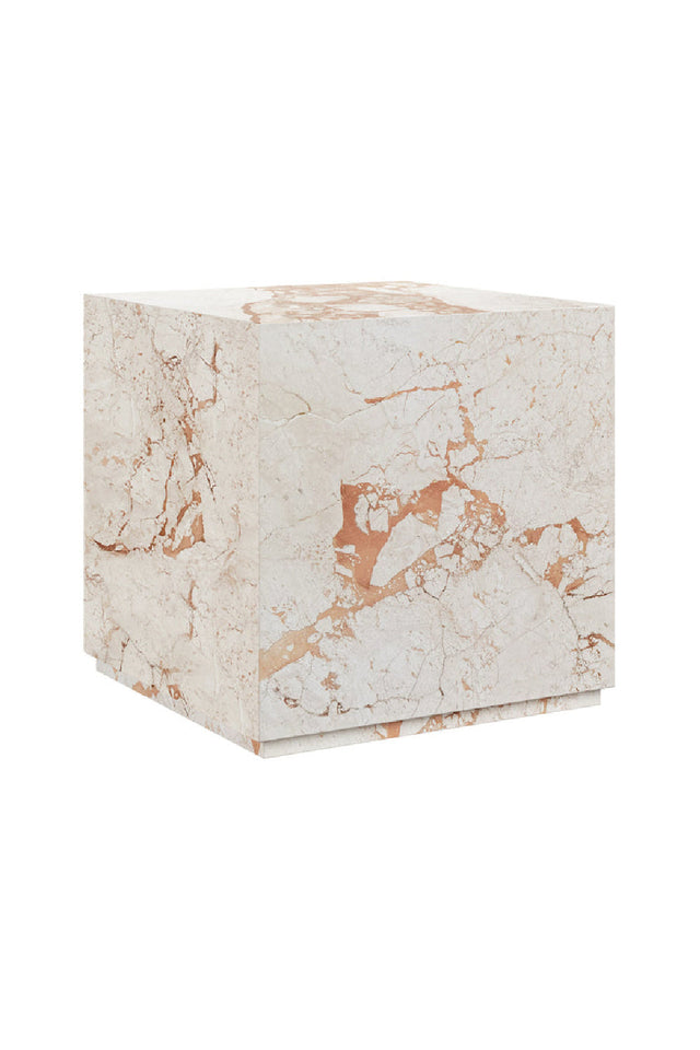 Marble Cube End Table by Splendido Laros Side Table