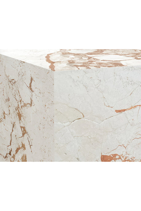 Marble Cube End Table by Splendido Laros Side Table, alternate view 4