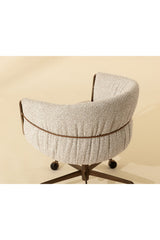 Curved Back Upholstered Lounge Chair by Splendido Olma Office Chair, alternate view 9