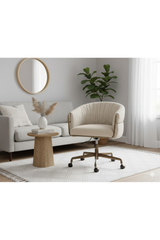 Curved Back Upholstered Lounge Chair by Splendido Olma Office Chair, alternate view 10