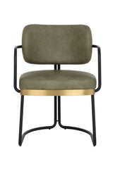 Cantilevered Leather Look Dining Chair by Splendido Jalen
