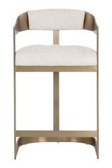 Antique Brass Framed Counter Stool by Splendido Beaumont