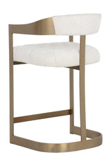 Antique Brass Framed Counter Stool by Splendido Beaumont, alternate view 5