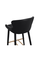 Leather Look Shell Bar Stool by Splendido Evora Barstool, alternate view 16