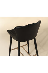 Leather Look Shell Bar Stool by Splendido Evora Barstool, alternate view 19