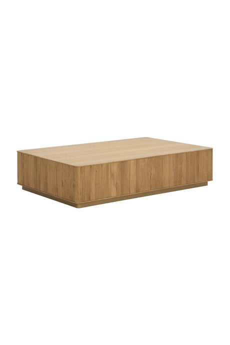 Reeded Oak Coffee Table by Splendido Kalla, alternate view 21