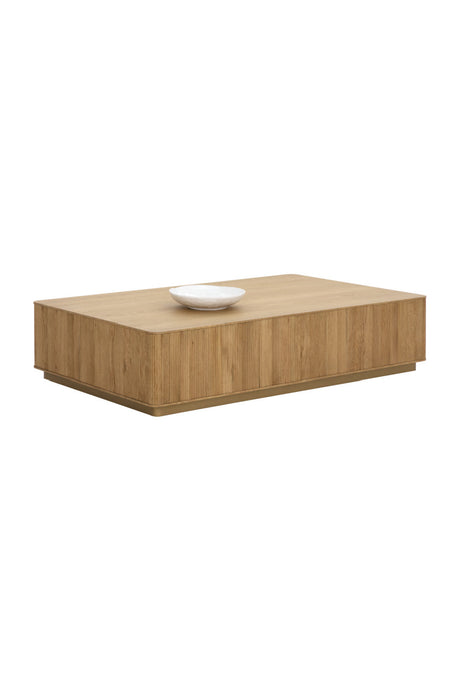 Reeded Oak Coffee Table by Splendido Kalla, alternate view 22