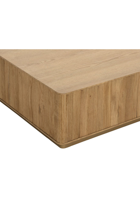 Reeded Oak Coffee Table by Splendido Kalla, alternate view 24