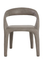 Open-Back Leather Look Dining Chair by Splendido Atika