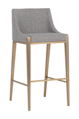 Fabric Upholstered Bar Stool by Splendido Dionne Barstool, alternate view 9