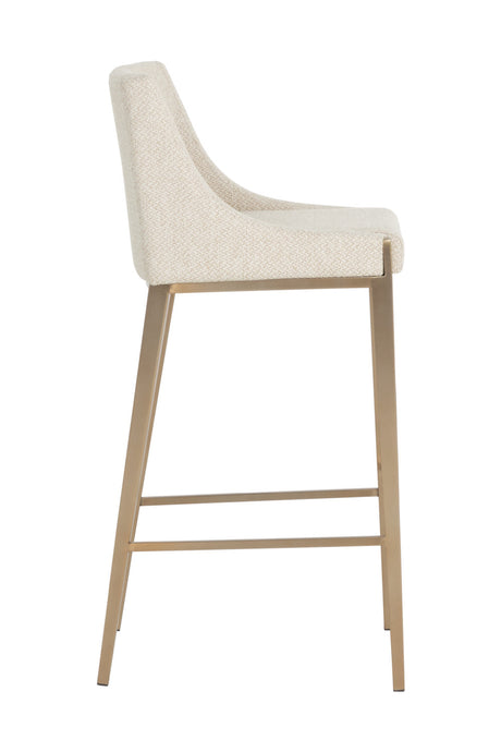 Fabric Upholstered Bar Stool by Splendido Dionne Barstool, alternate view 4