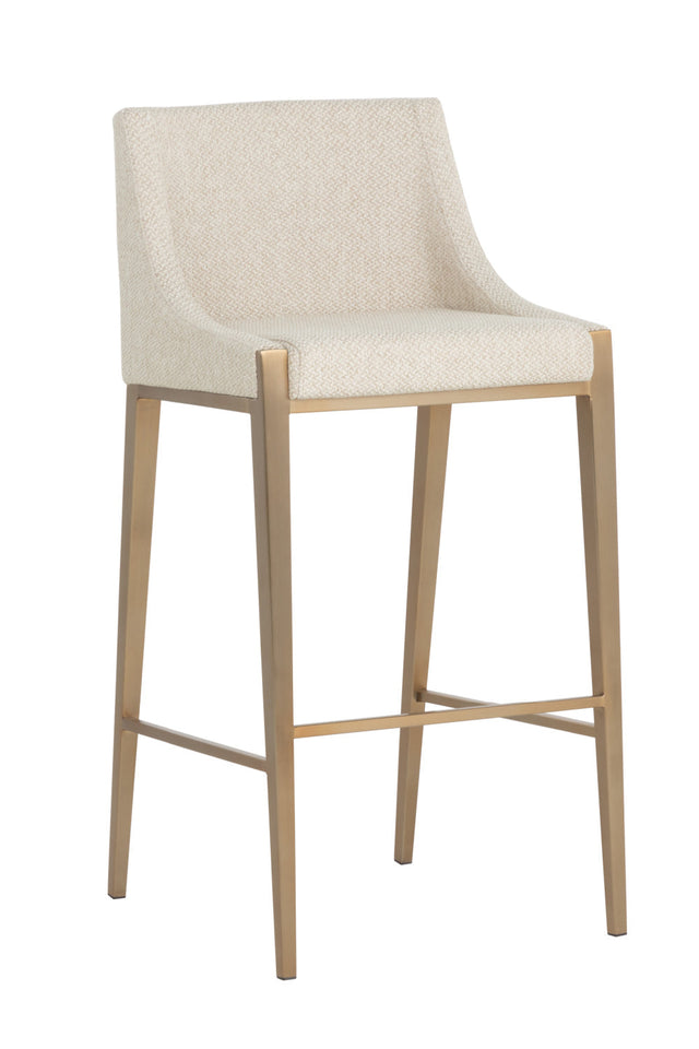 Fabric Upholstered Bar Stool by Splendido Dionne Barstool