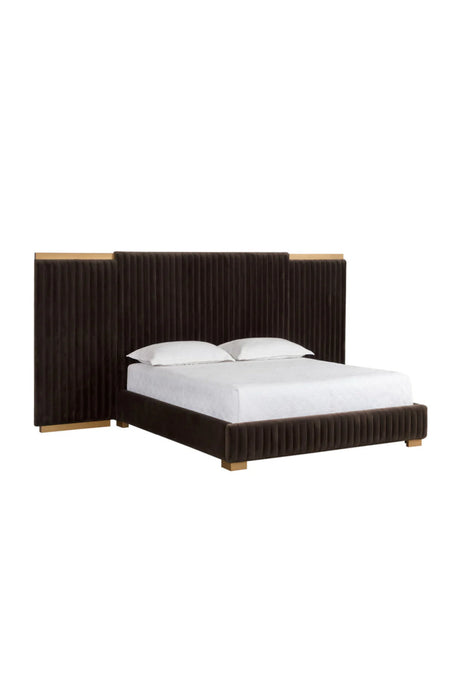 Channeled Panel Headboard King Bed by Splendido Tarrant, alternate view 10