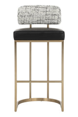 Two-Toned Low-Back Bar Stool by Splendido Larissa Barstool, alternate view 15