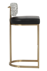 Two-Toned Low-Back Bar Stool by Splendido Larissa Barstool, alternate view 16