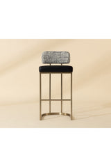 Two-Toned Low-Back Bar Stool by Splendido Larissa Barstool, alternate view 19