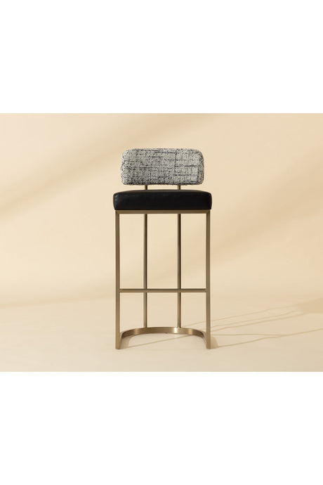 Two-Toned Low-Back Bar Stool by Splendido Larissa Barstool, alternate view 19