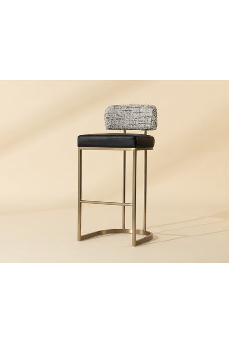 Two-Toned Low-Back Bar Stool by Splendido Larissa Barstool, alternate view 20