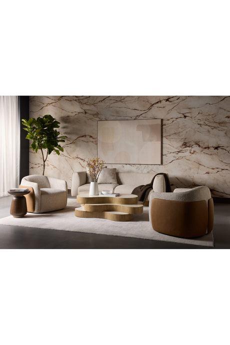 Timber Effect Indoor/Outdoor End Table by Splendido Kiri Outdoor Side Table, alternate view 14