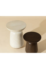 Timber Effect Indoor/Outdoor End Table by Splendido Kiri Outdoor Side Table, alternate view 9