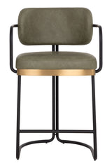 Modern Curved Seating Counter Stool by Splendido Jalen, alternate view 3