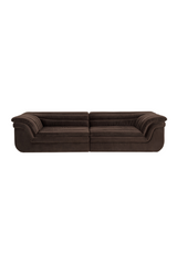 Deep-Channeled Fabric Sofa by Splendido Bello, alternate view 3