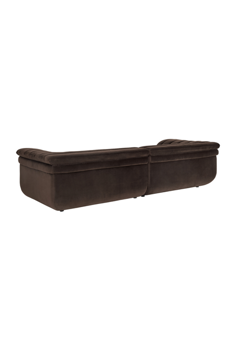 Deep-Channeled Fabric Sofa by Splendido Bello, alternate view 4