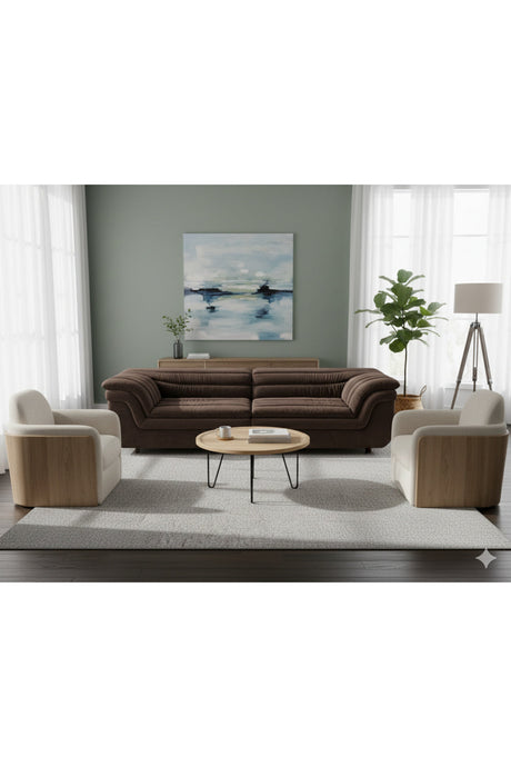 Deep-Channeled Fabric Sofa by Splendido Bello, alternate view 7